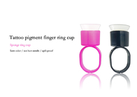 Pigmento disponible Ring Cup With Sponge, accesorios del tatuaje de Microblading de la ceja del maquillaje
