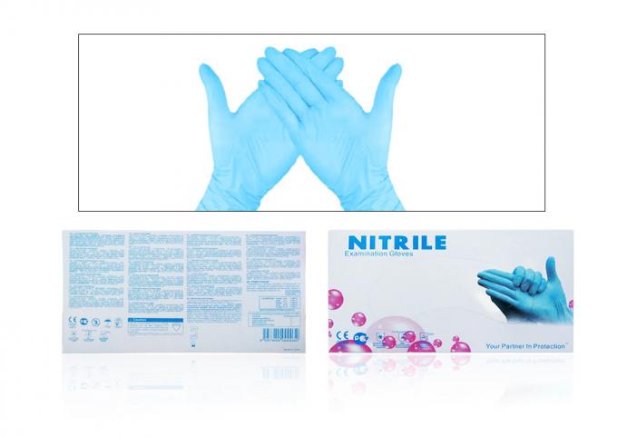 Los guantes disponibles del examen de Nitile de los fabricantes, se pulverizan libremente, no los guantes del látex