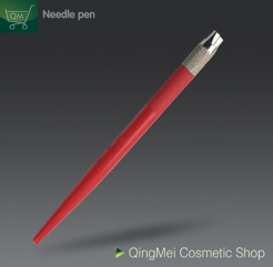 Bordado Pen Microblading Hand Tool de Rose Red Cosmetic Microblading Eyebrow