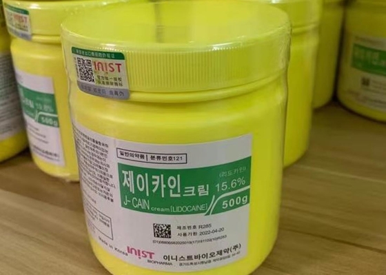 Corea J-CAIN 15,6% 10,56% crema anestésica 500g/pcs de 25,8% caras